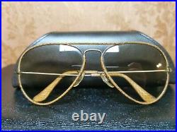 Rare Vintage sunglasses Ray-Ban 1ère Aviator Ostrich 70s Photochromatic Lens
