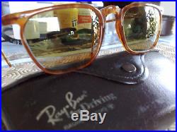 Rares Ray Ban Bausch&Lomb Traditionals Style 4, tortoise, verres Chromax