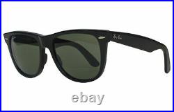 Ray Ban 2140 54 Wayfarer 901 Poli Black Soleil Sunglasses Lunettes Vert G15