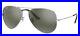 Ray-Ban-AVIATOR-LARGE-METAL-RB-3025-unisexe-Lunettes-de-Soleil-SILVER-GREY-01-ny