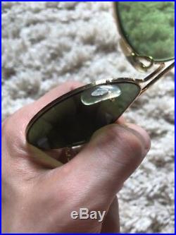 Ray Ban Aviator Bausch & Lomb 58 14 Made In USA MINT