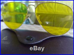 Ray Ban B&L aviator classic vintage, 5814, verres Kalichrome, excellent état