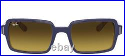 Ray-Ban BENJI RB 2189 unisexe Lunettes de Soleil STRIPED BLUE/BROWN SHADED