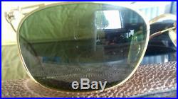 Ray Ban Bausch&Lomb Deco Metal Square W1533, arista gold G15 BL vgood condition