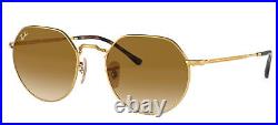 Ray-Ban JACK RB 3565 unisexe Lunettes de Soleil GOLD/LIGHT BROWN SHADED