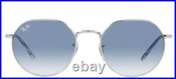 Ray-Ban JACK RB 3565 unisexe Lunettes de Soleil SILVER/LIGHT BLUE SHADED