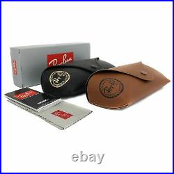 Ray-Ban Lunettes Round Flat Lenses 3447N 001/30 Or Gris Flash Miroir 50mm