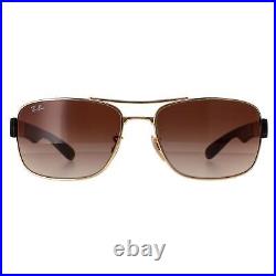 Ray-Ban Lunettes de Soleil 3522 001/13 or Brun Dégradé