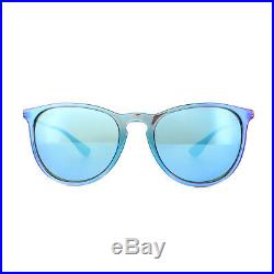 Ray-Ban Lunettes de Soleil Erika 4171 631855 Bleu Argent Miroir Bleu