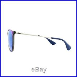 Ray-Ban Lunettes de Soleil Erika 4171 631855 Bleu Argent Miroir Bleu