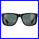 Ray-Ban-Lunettes-de-Soleil-Justin-4165-601-71-Noir-Brillant-Vert-Large-55mm-01-ay