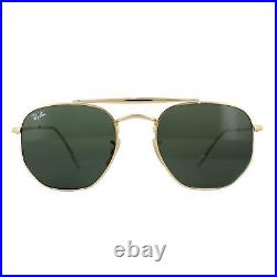 Ray-Ban Lunettes de Soleil Marshal 3648 001 or Vert G-15