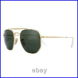 Ray-Ban Lunettes de Soleil Marshal 3648 001 or Vert G-15