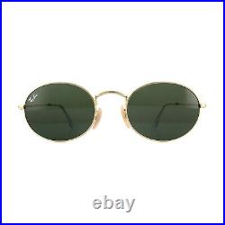 Ray-Ban Lunettes de Soleil Oval RB3547 001/31 or Vert