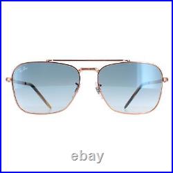 Ray-Ban Lunettes de Soleil RB3636 New Caravan 92023F or Rose Dégradé Bleu