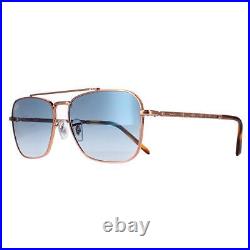 Ray-Ban Lunettes de Soleil RB3636 New Caravan 92023F or Rose Dégradé Bleu