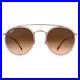 Ray-Ban-Lunettes-de-Soleil-Round-Double-Bridge-3647N-9069A5-Rose-Pente-Marron-01-xa