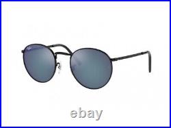 Ray-Ban Lunettes de soleil RB3637 NEW ROUND 002/G1 Noir bleu Unisexe