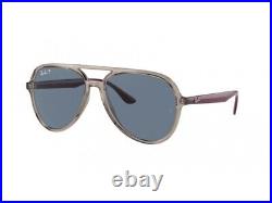 Ray-Ban Lunettes de soleil RB4376 65722V Gris bleu Unisexe