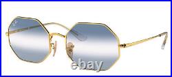 Ray-Ban OCTAGON RB 1972 unisexe Lunettes de Soleil ARISTA/LIGHT BLUE SHADED
