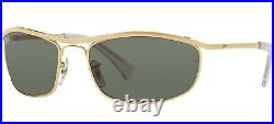 Ray-Ban OLYMPIAN RB 3119 homme Lunettes de Soleil GOLD/G- CLASSIC GREEN
