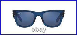 Ray-Ban RB 0840S unisexe Lunettes de Soleil BLUE/BLUE 51/21/145