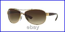 Ray-Ban RB 3386 unisexe Lunettes de Soleil TORTOISE GOLD/BROWN SHADED 63/13/130