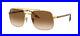 Ray-Ban-RB-3699-unisexe-Lunettes-de-Soleil-GOLD-LIGHT-BROWN-SHADED-56-18-145-01-jzh