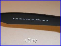 Ray Ban RB2132 901L 55 18mm Lisse Noir Brillant G15 Verre Wayfarers Lunettes de