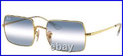 Ray-Ban RECTANGLE RB 1969 unisexe Lunettes de Soleil ARISTA/LIGHT BLUE SHADED