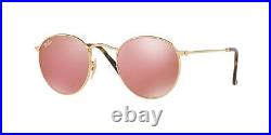 Ray-Ban ROUND METAL RB 3447N unisexe Lunettes de Soleil GOLD/COPPER 50/21/145