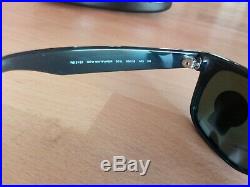 Ray-Ban Rb2132 New Wayfarer Classic 901 Black Green G15 Unisex Sunglasses 55mm