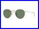 Ray-Ban-Sunglasses-Lunettes-de-Soleil-Hot-Rb3447-Rond-Metal-Oro-Verde-G15-001-01-kl