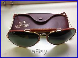 Ray Ban USA vintage Leather, verres Bausch& Lomb
