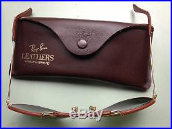 Ray Ban USA vintage Leather, verres Bausch& Lomb