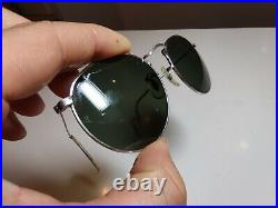 Ray-Ban W1293 ROUND Gunmetal Frame Sunglasses Lunettes de Soleil B&L USA