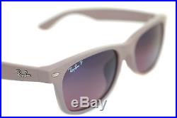Ray-Ban WAYFARER polarisé RB2132F 886/77 55mm grandes lunettes de soleil BEIGE