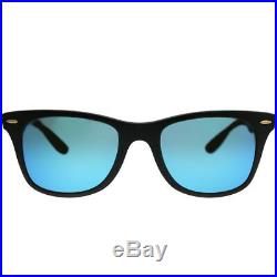 Ray-Ban Wayfarer Liteforce RB 4195 631855 Noirs Mats Lunettes de Soleil Bleu