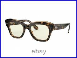 Ray-Ban lunettes de soleil RB2186 1292BL Havane grise originale