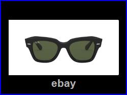 Ray-Ban lunettes de soleil RB2186 901/31 BLACK Noir vert Unisex