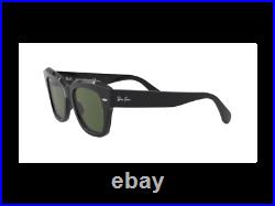 Ray-Ban lunettes de soleil RB2186 901/31 BLACK Noir vert Unisex