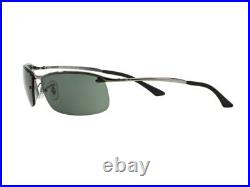 Ray-Ban lunettes de soleil RB3183 TOP BAR 004/71 Gunmetal Man