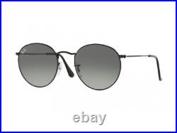 Ray-Ban lunettes de soleil RB3447N ROUND METAL 002/71 Black Man