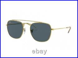 Ray-Ban lunettes de soleil RB3557 9196R5 Homme en or bleu