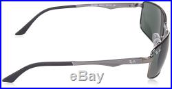 Ray-Ban mixte adulte Rb 3498 Montures de lunettes, Gris (Gunmetal), 61
