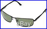 Ray-Ban mixte adulte Rb 3498 Montures de lunettes, Noir (Matte Black), 61