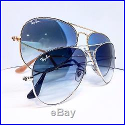 Ray ban 0RB3025 aviator FRA en verre Made in Italy original rayban RB 3025