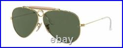 Ray ban 3138 58 Shooter W3401 Arista Or Aviation Collection Lunettes de Soleil