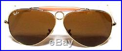Ray ban 3138 62 Shooter or or B15 Verres Brun Brun Personalisé Remix