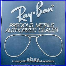 Ray ban Bausch Lomb Affichage Publicité Logo Store Sign Original Précieux Metals